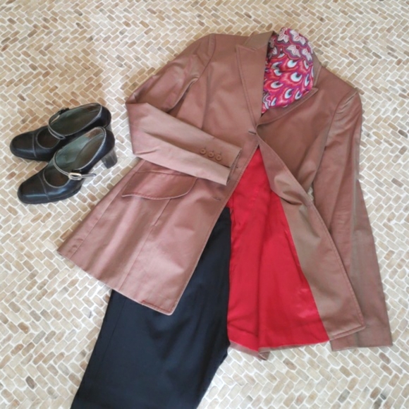 Luciano Barbera Jackets & Blazers - 🔥HP🔥Luciano Barbera, cotton blazer beige, Italy